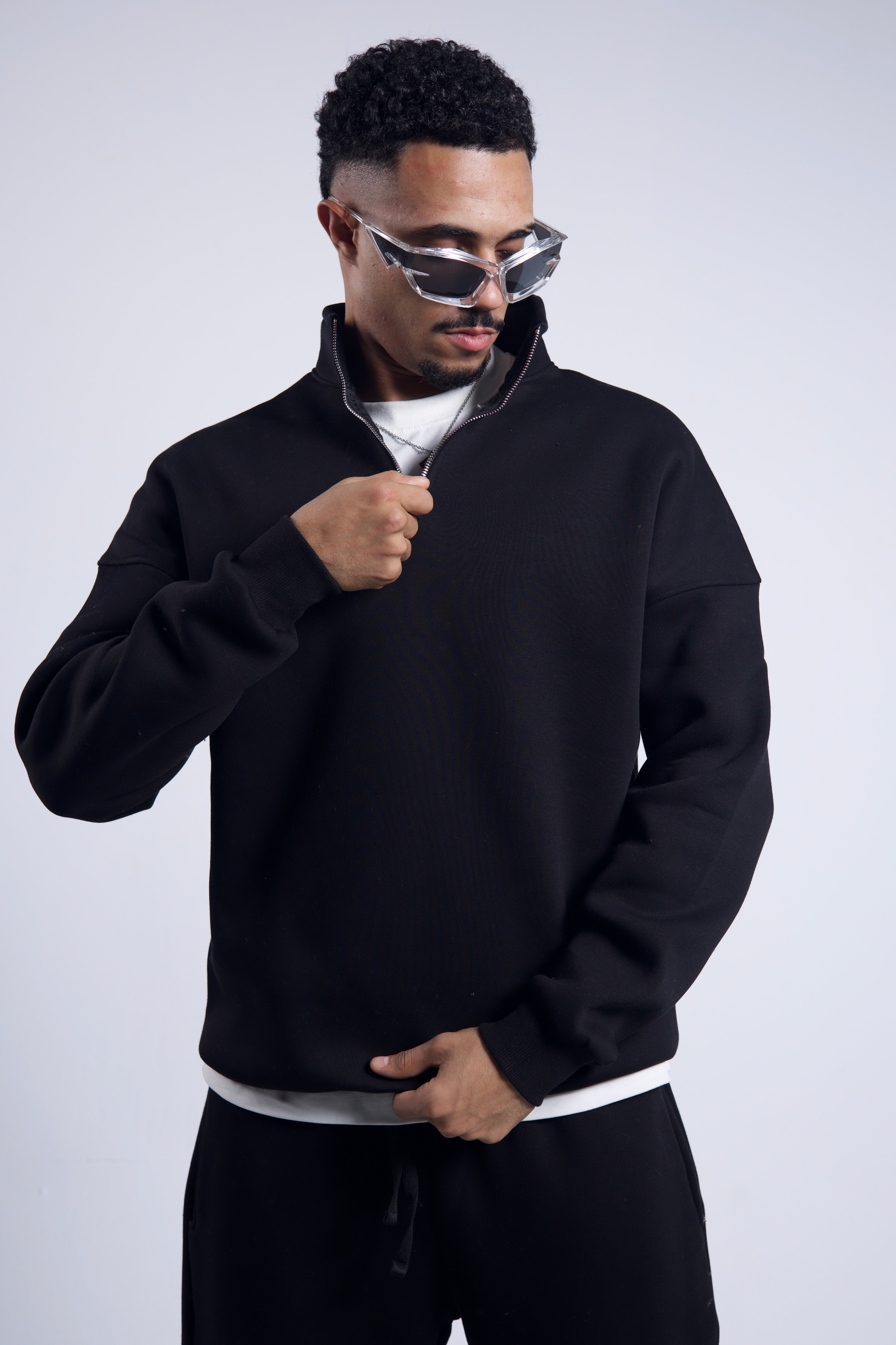 BASIC QWARTER ZIPPER SET