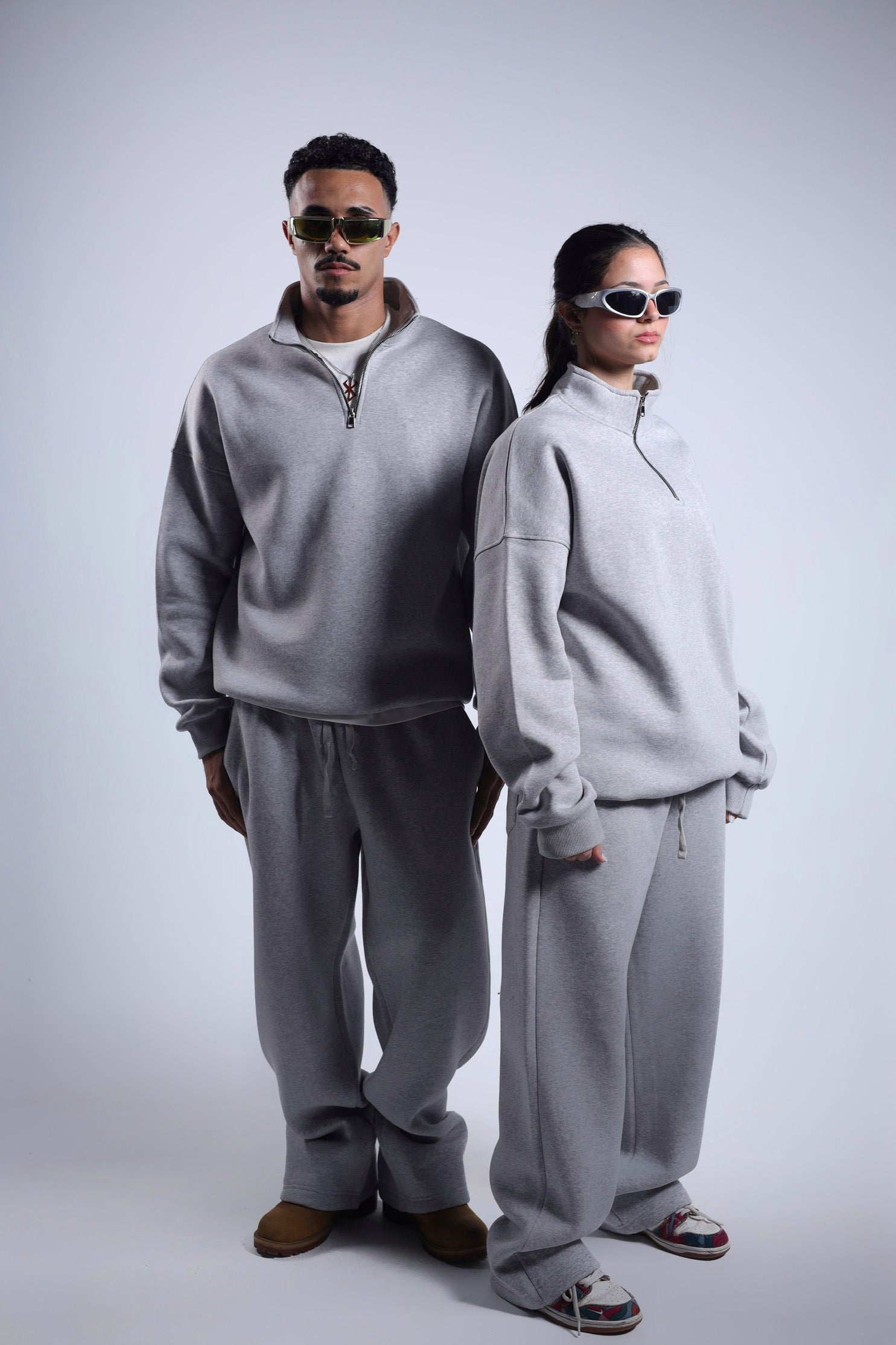 BASIC QWARTER ZIPPER SET