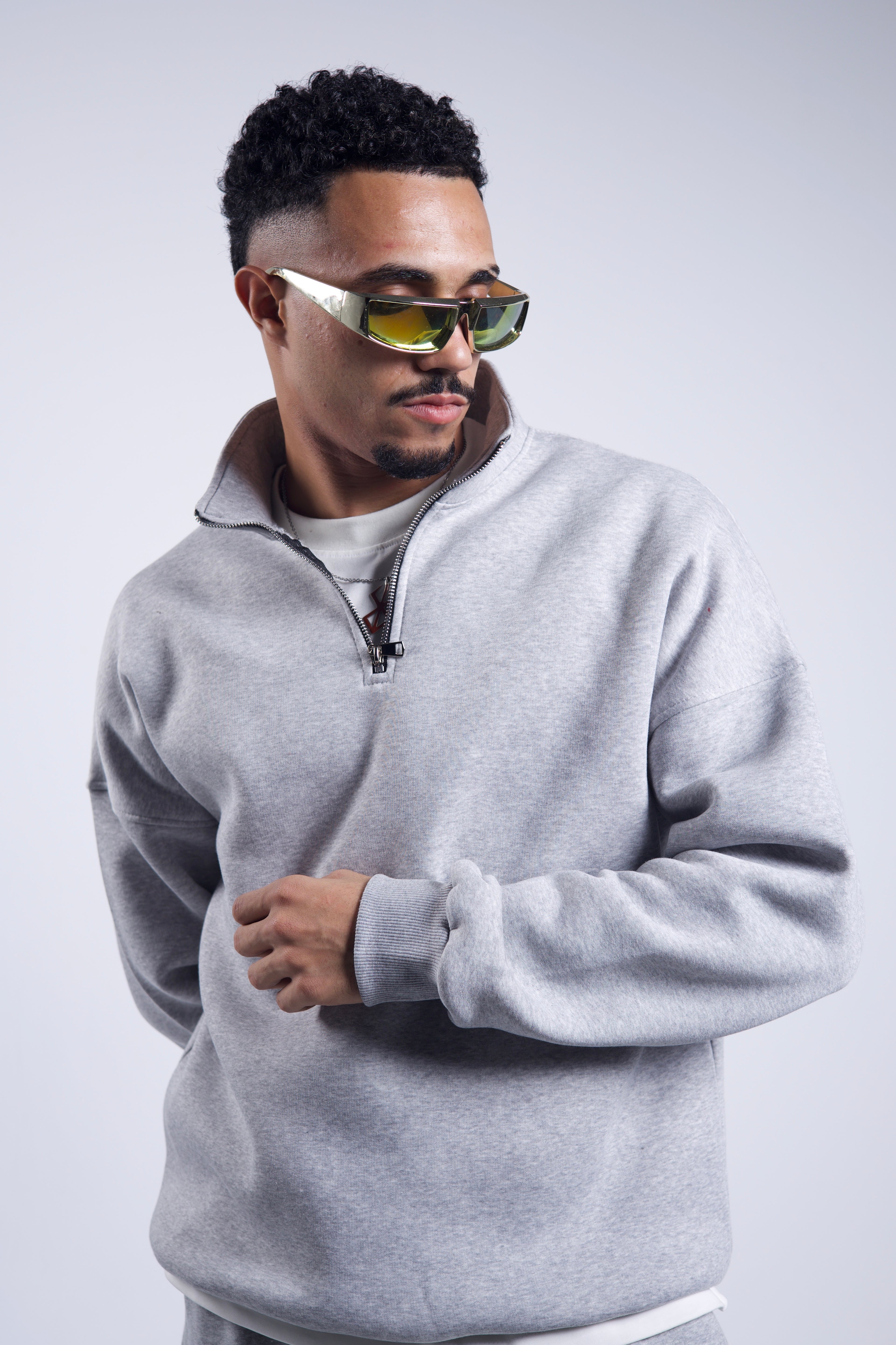 BASIC QWARTER ZIPPER SET