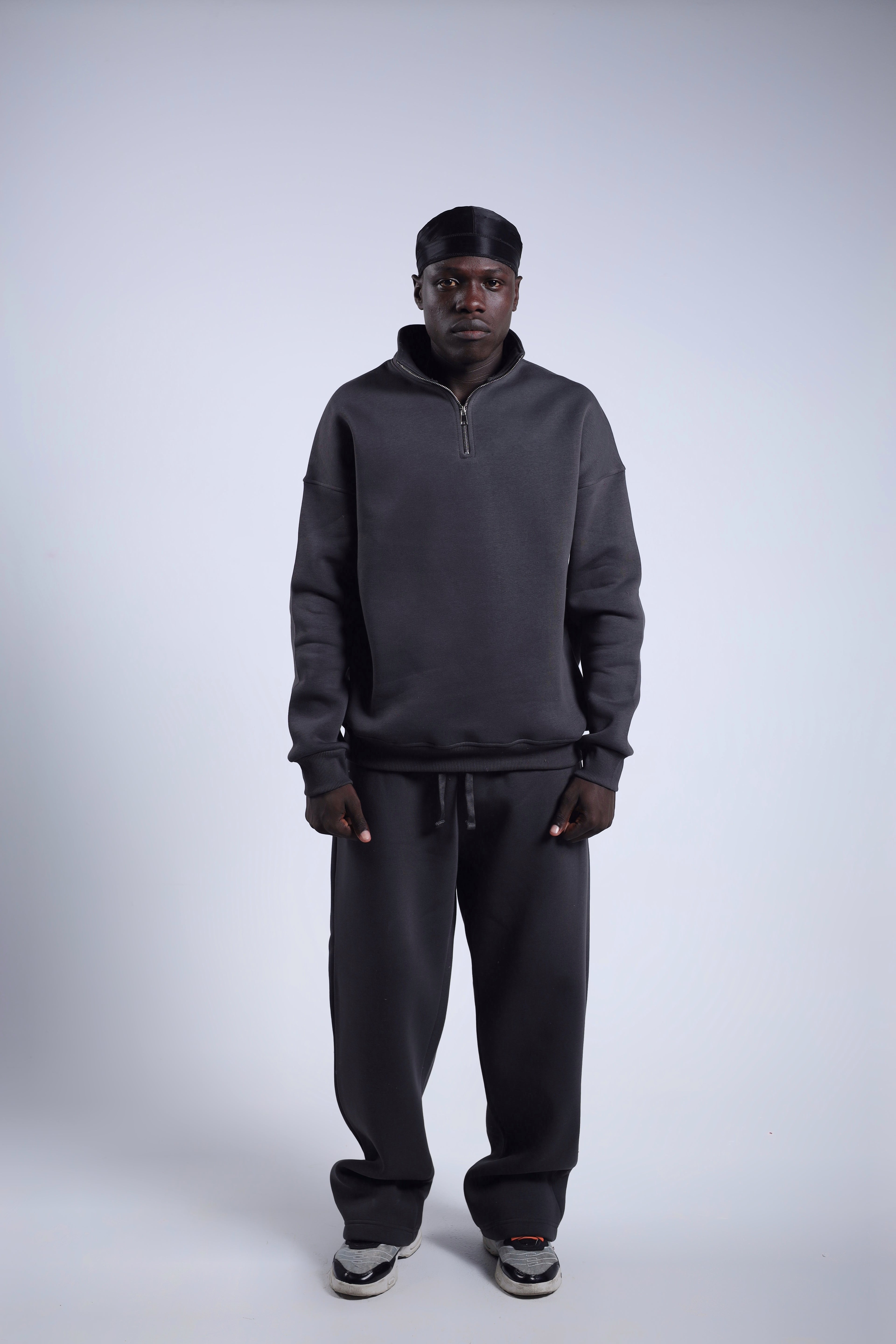 BASIC QWARTER ZIPPER SET