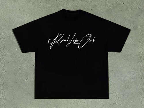 HAWARY BOXFIT BLACK T-SHIRT